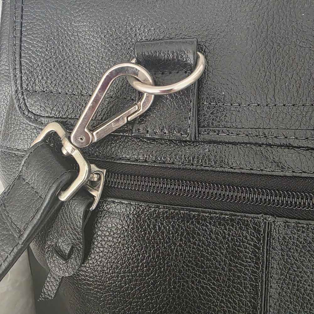 Convertible Backpack With Calf Hair Animal Print - Full Grain Leather - Picture 10 of 13
